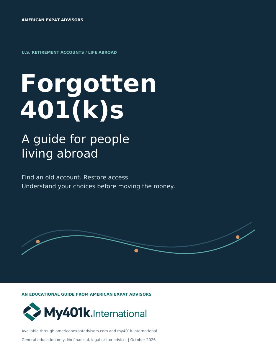 Cover of Forgotten 401(k)s: A Guide for People Living Abroad